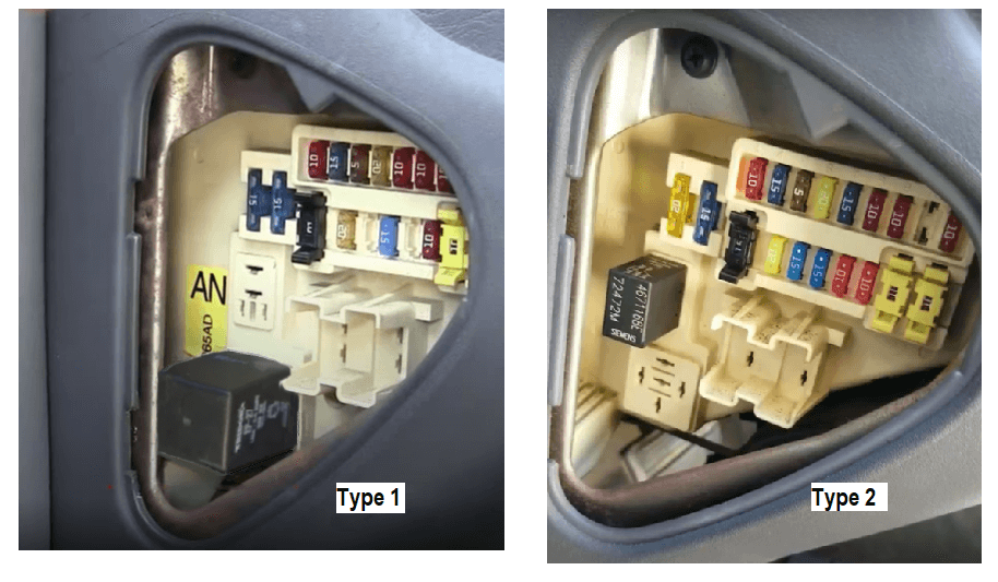 Photo of Dodge Dakota (1997-2000) interior fuse box